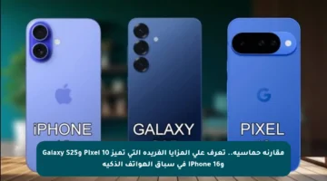 مقارنة حماسية.. تعرف على المزايا الفريدة التي تميز Pixel 10 وGalaxy S25 وiPhone 16 في سباق الهواتف الذكية